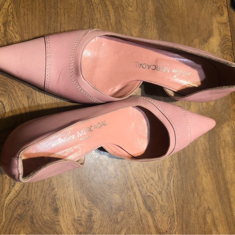 Atelier Mercadal  heels size 37/2 Leather veritable color pink